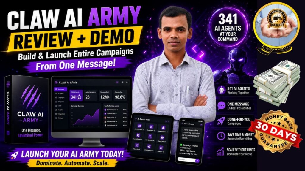 Current image: Claw AI Army AI Review | Should I Buy Claw AI Army AI? -Firas Alameh